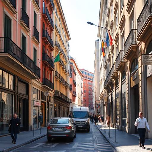 Captura de pantalla de Google Maps mostrando la ubicación de Oratoria Brillante en la Calle de Alcalá, Madrid.